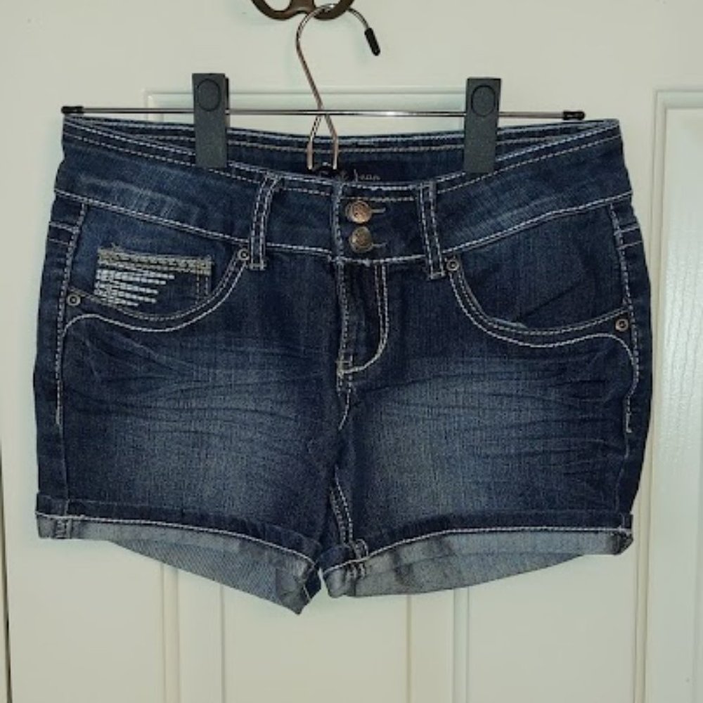 Earl Jean Blue Denim Shorts Junior Size 5